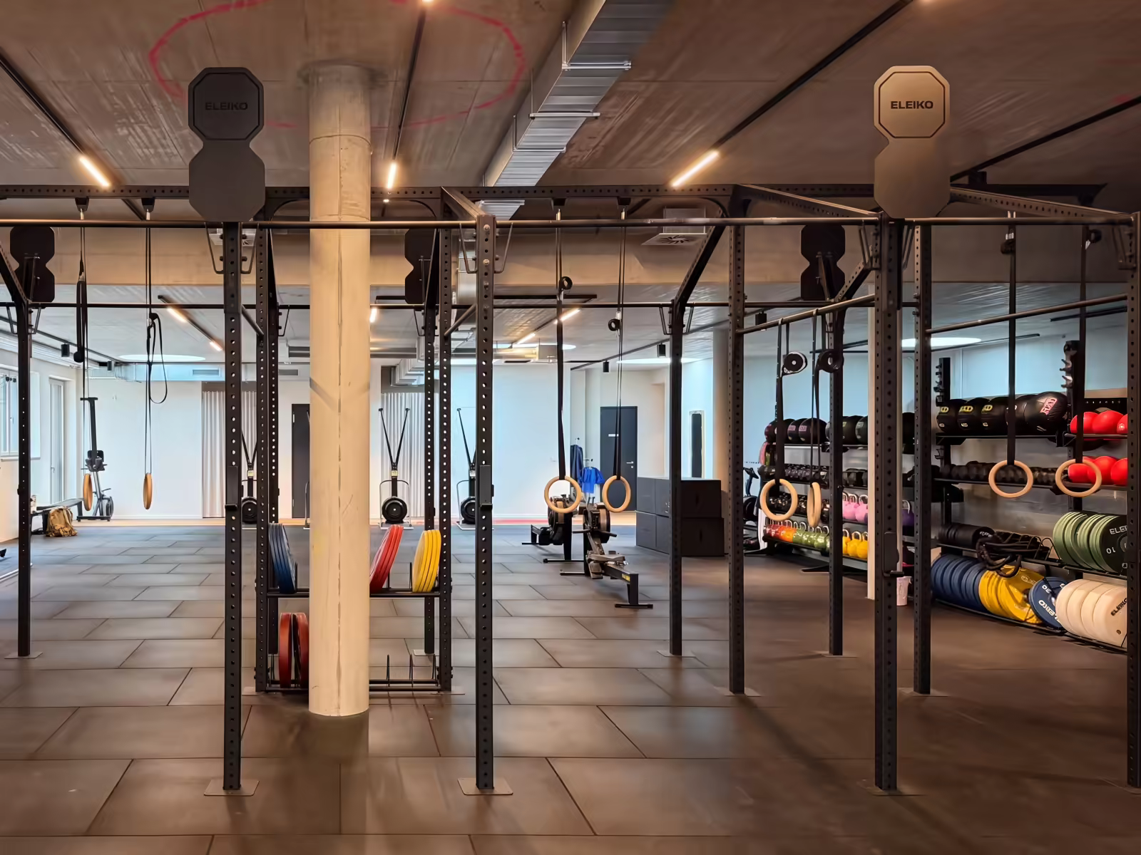 Trainingsfläche bei Forvya mit Rig von Eleiko