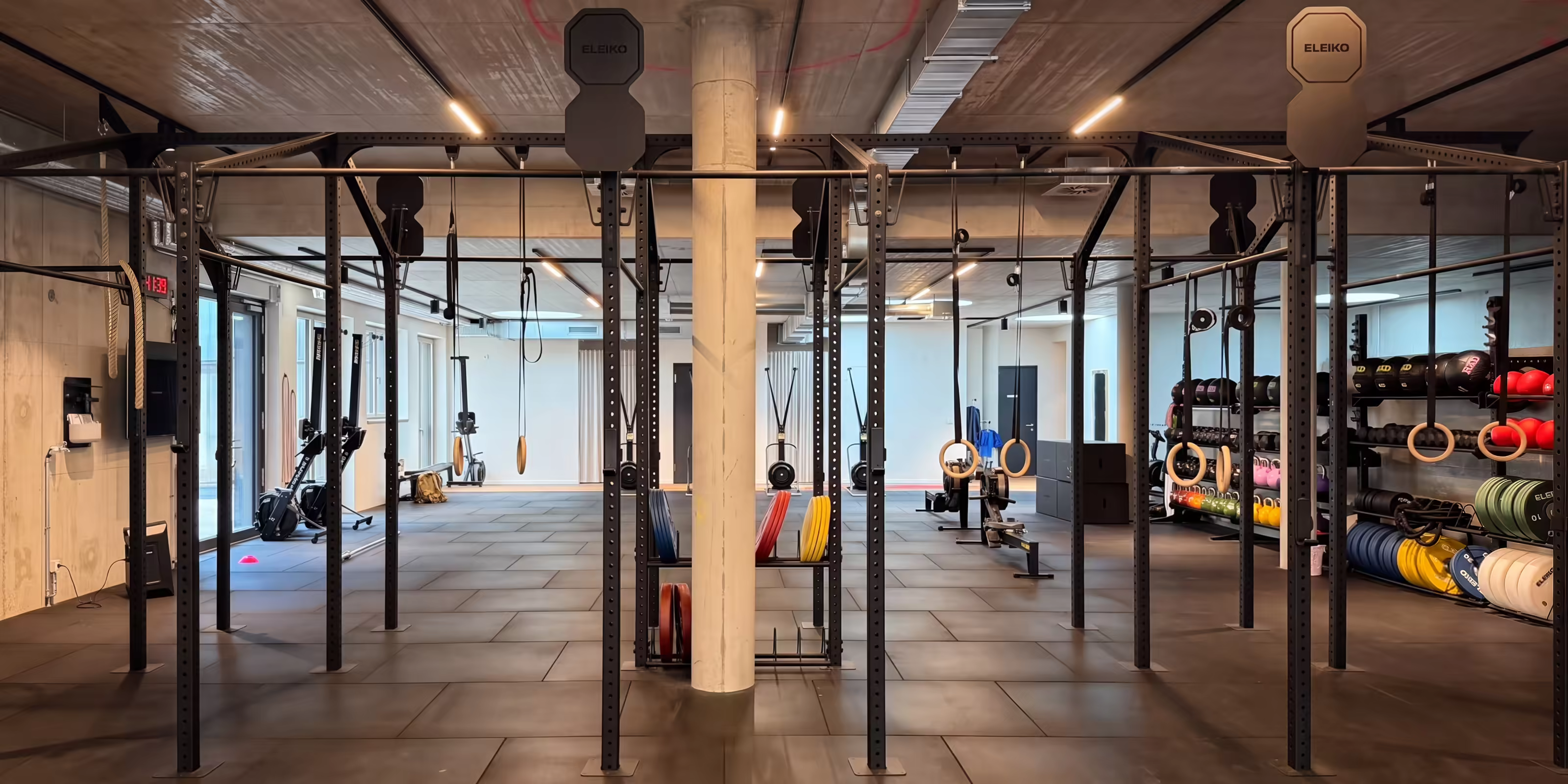 Trainingsfläche bei Forvya mit Rig von Eleiko
